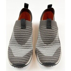 Merrell Boy's Sneakers Shoes M-Range Size 2.5 Slip-On Gray Orange Outdoors